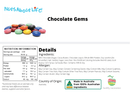 Chocolate Gems - Nuts About LifeCGEM2687Nuts About Life