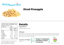 Diced Pineapple - Nuts About LifeDP6600Nuts About Life