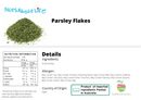 Dried Parsley Flakes - Nuts About LifeDPF1222Nuts About Life