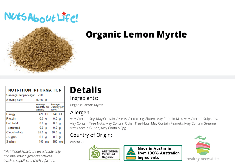 Lemon Myrtle - Nuts About LifeOLM4552Nuts About Life