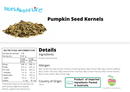 Pumpkin Seeds (Pepitas) - Nuts About LifePUM7996Nuts About Life