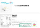 Shredded Coconut - Nuts About LifeCOCSH4782Nuts About Life