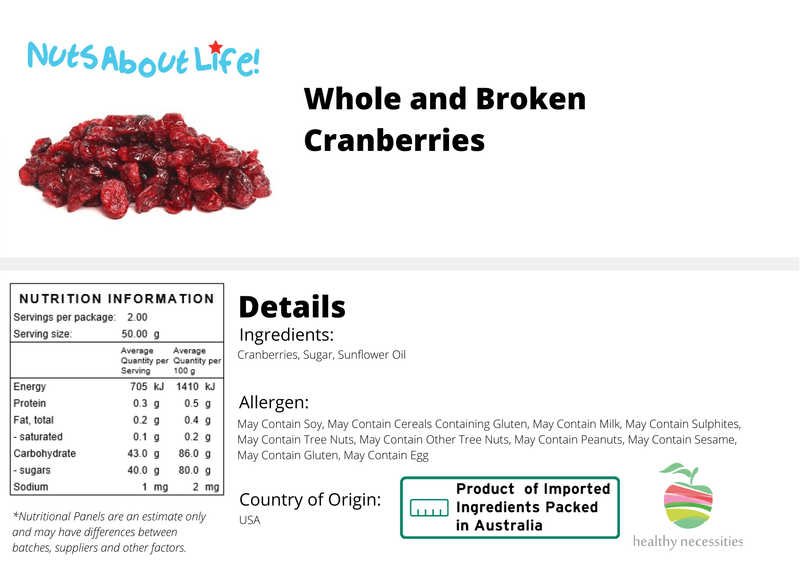 Sliced Dried Cranberries - Nuts About LifeSDC4247Nuts About Life