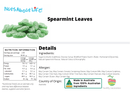 Spearmint Leaves - Nuts About LifeSL8413Nuts About Life
