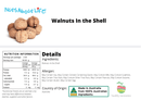 Walnuts (In Shell) - Nuts About LifeWALIS9649Nuts About Life