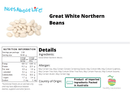 White Great Northern Beans - Nuts About LifeWGNB3295Nuts About Life